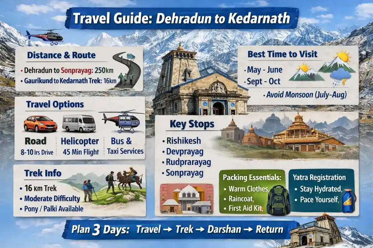 Dehradun to Kedarnath – Complete Travel Guide
