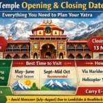 Badrinath Temple Opening & Closing Dates