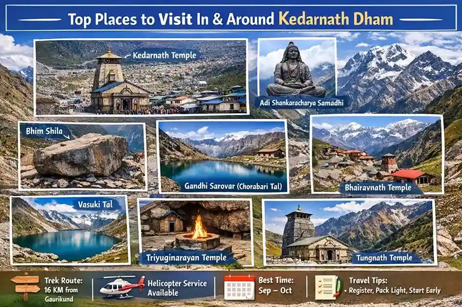 Places to Visit In and Around Kedarnath Dham