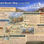 Yamunotri Route Map from Delhi
